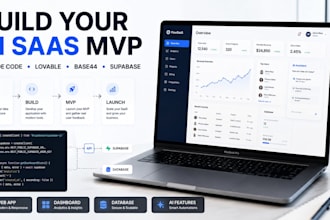 build fix vibe coding ai saas startup mvp website with lovable base44 relumi
