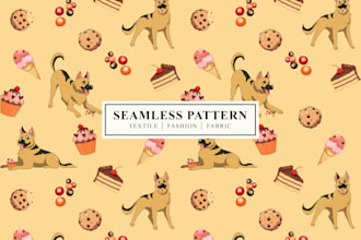 design seamless repeat pattern design
