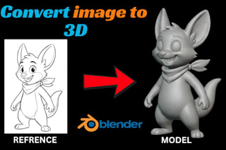 convert 2d image to 3d stl 3mf model add color split parts for 3d printing