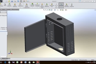 design a functional enclosure snap fit cad model for your product prototype