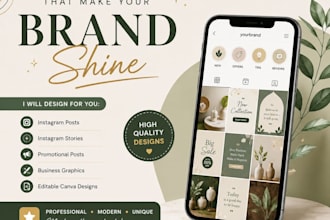 do design professional canva instagram posts and stories
