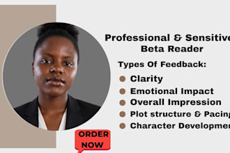 beta read your novel with detailed feedback