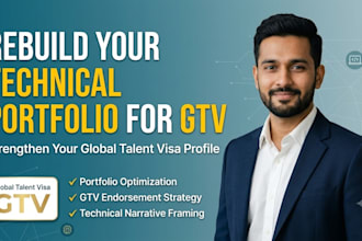 rebuild your technical portfolio for global talent endorsement gtv