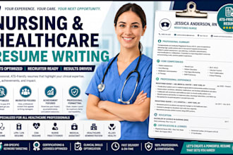write an ats friendly nursing resume for rn lpn cna healthcare professionals