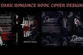 design fantasy, dark fantasy and fiction book covers
