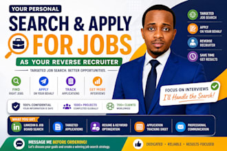 search and apply, job search, job application assistant, reverse recruiter