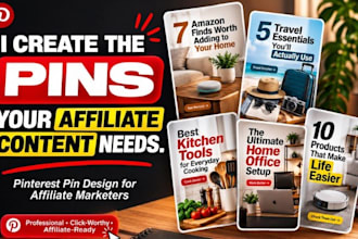 create high converting pinterest affiliate pins design for affiliate marketing