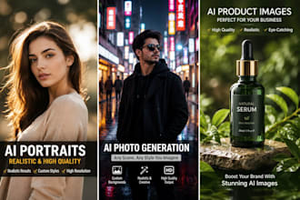 create realistic ai photos and portraits