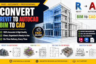 convert revit to autocad bim to cad 2d cad to 3d model sketch to dxf