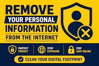 erase unwanted digital footprints and protect your online identity