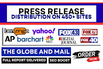 write distribute crypto blockchain press release to top USA UK global news sites