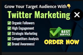 grow organic x followers fast with strategic twitter x marketing and promotion