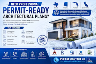 design permit ready building plans for florida california georgia north carolina
