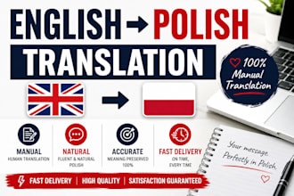 translate english to polish manually