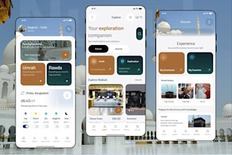 develop mosque finder app, islam event app and muslim community islamic app