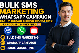 bulk SMS marketing whatsapp campaign email marketing