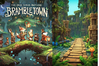 design steam capsule art,steam game art, game banner,logo and steam store cover