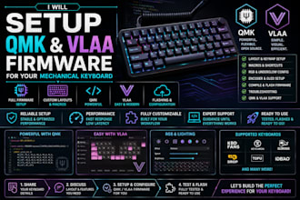 setup qmk and vlaa firmware for your mechanial keyboard