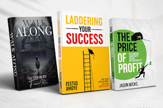 do book cover, kindle book cover, amazon kdp cover and ebook cover design