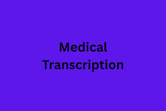 write professional legal medical transcription for you