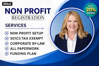 file your 501c3 paperwork, non profit registration, form 1023 ez and full, bylaw