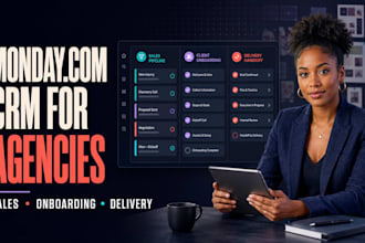 build monday CRM automation for agency sales and client onboarding
