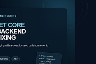 fix aspnet core web API and backend bugs