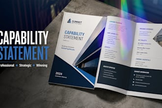 design professional and winning capability statement