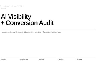 audit your website for ai visibility, SEO, and conversions