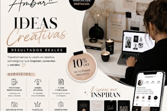 diseñare posts y stories  profesionales para instagran en canva