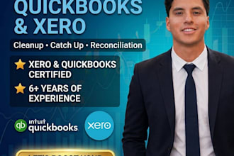 do bookkeeping and reconciliation using xero and quickbooks