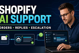 build make com ai automation for shopify and ecommerce customer support