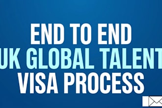 provide complete end to end uk global talent visa support