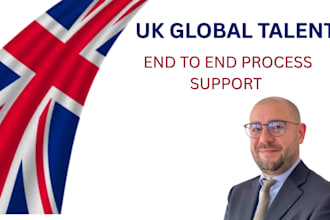 provide complete end to end uk global talent visa support