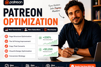 optimize your patreon page for high conversion and more subscribers