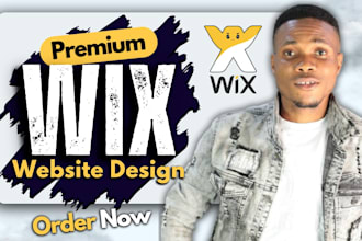 build wix ecommerce design redesign wix website landing page fix wix website