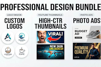 design striking thumbnails, ads, and brand art