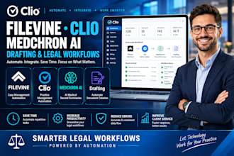 automate filevine clio medchron ai drafting and legal workflows