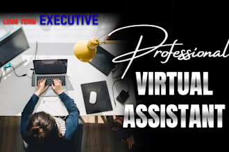 virtual assistant virtuel assiatant executive personal, business support, admin