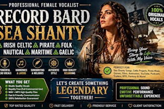 record bard, sea shanty, irish celtic, pirate, folk, nautical, maritime, gaelic