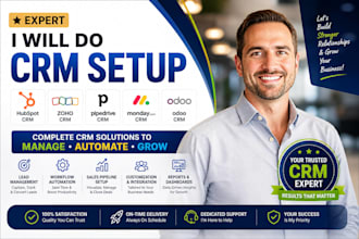 do hubspot crm setup zoho crm pipedrive crm monday crm and odoo crm expert