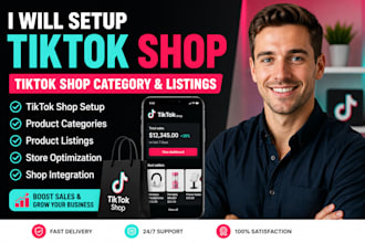 setup tiktok shop, list tik tok shop products and fix tiktok shop issues
