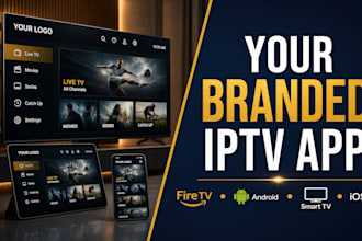 build custom iptv app, android tv app, apple tv app, streaming app
