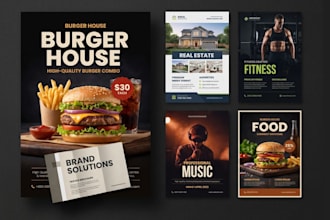 design business flyers product flyers posters brochures and promotional flyers
