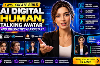 build ai digital human, talking avatar and interactive ai assistant