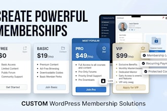 build a professional wordpress membership website with memberpress