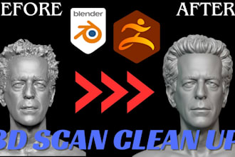 3d scan cleanup stl repair mesh repair and 3d model optimization for printing