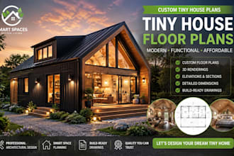 design full tiny house plans tiny home floor plans architectural plans