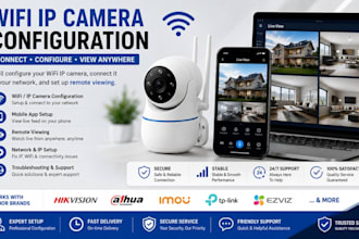 setup your wifi IP camera and remote viewing