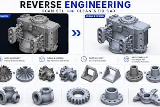 do reverse engineering 3d scan to cad geomagic design x stl to step file model